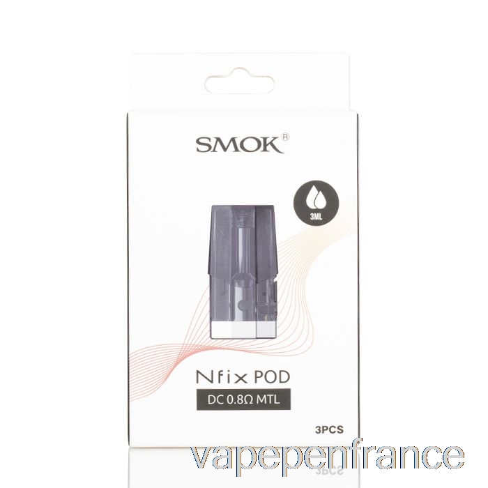 Smok Nfix Dosettes De Remplacement 1.0ohm Sc Mtl Pods Stylo Vape